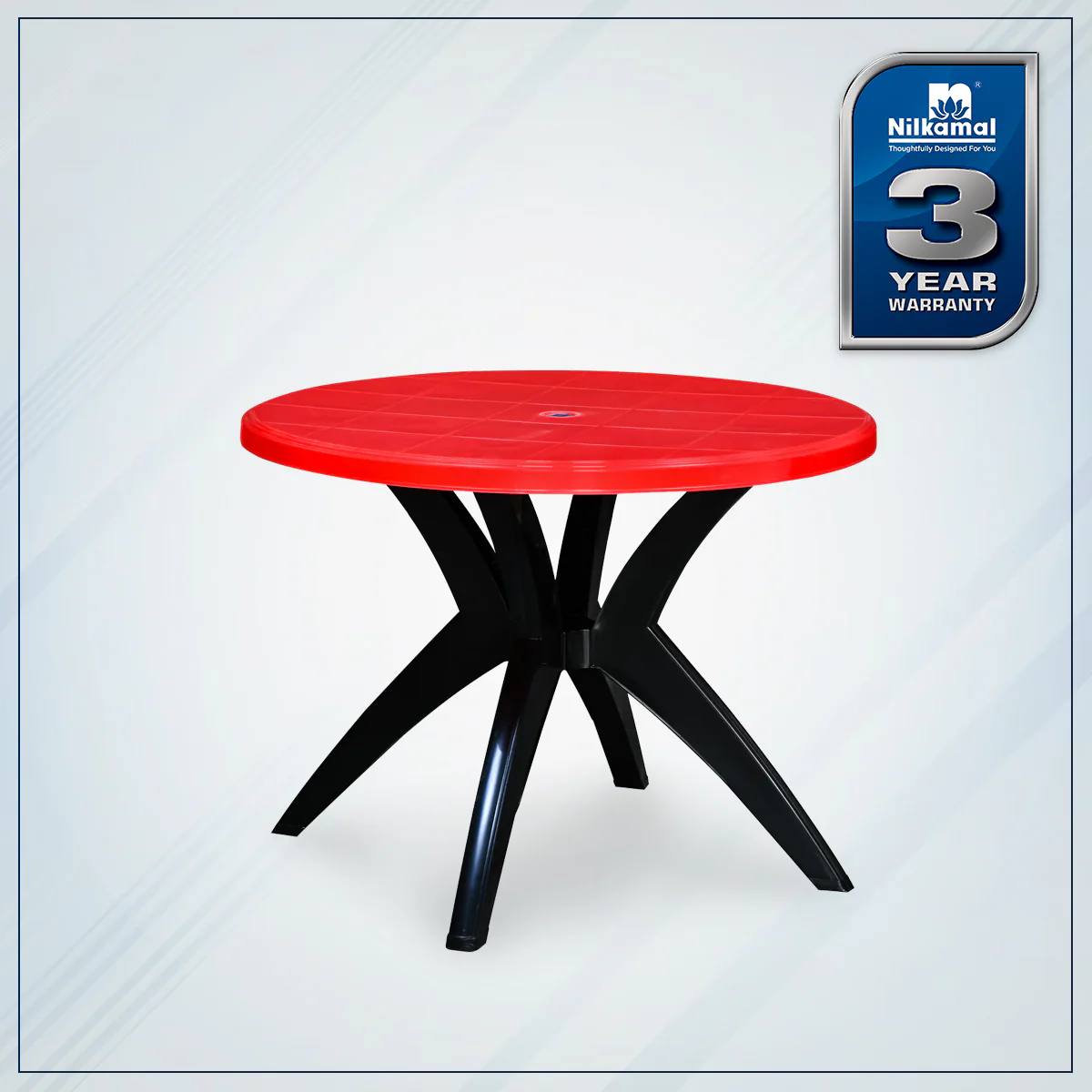 Nilkamal Meridian Kross Leg Dining Table - Image 2