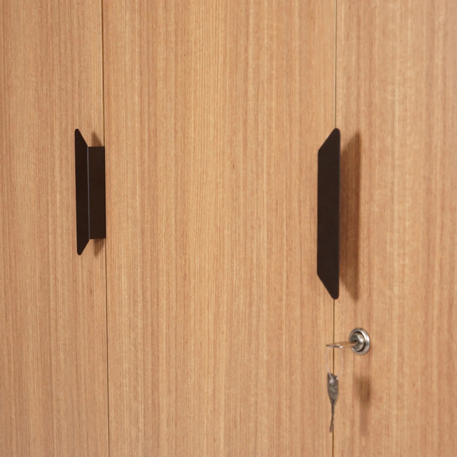 Nilkamal Milford 3 Door Wardrobe (Urban Teak) - Image 8