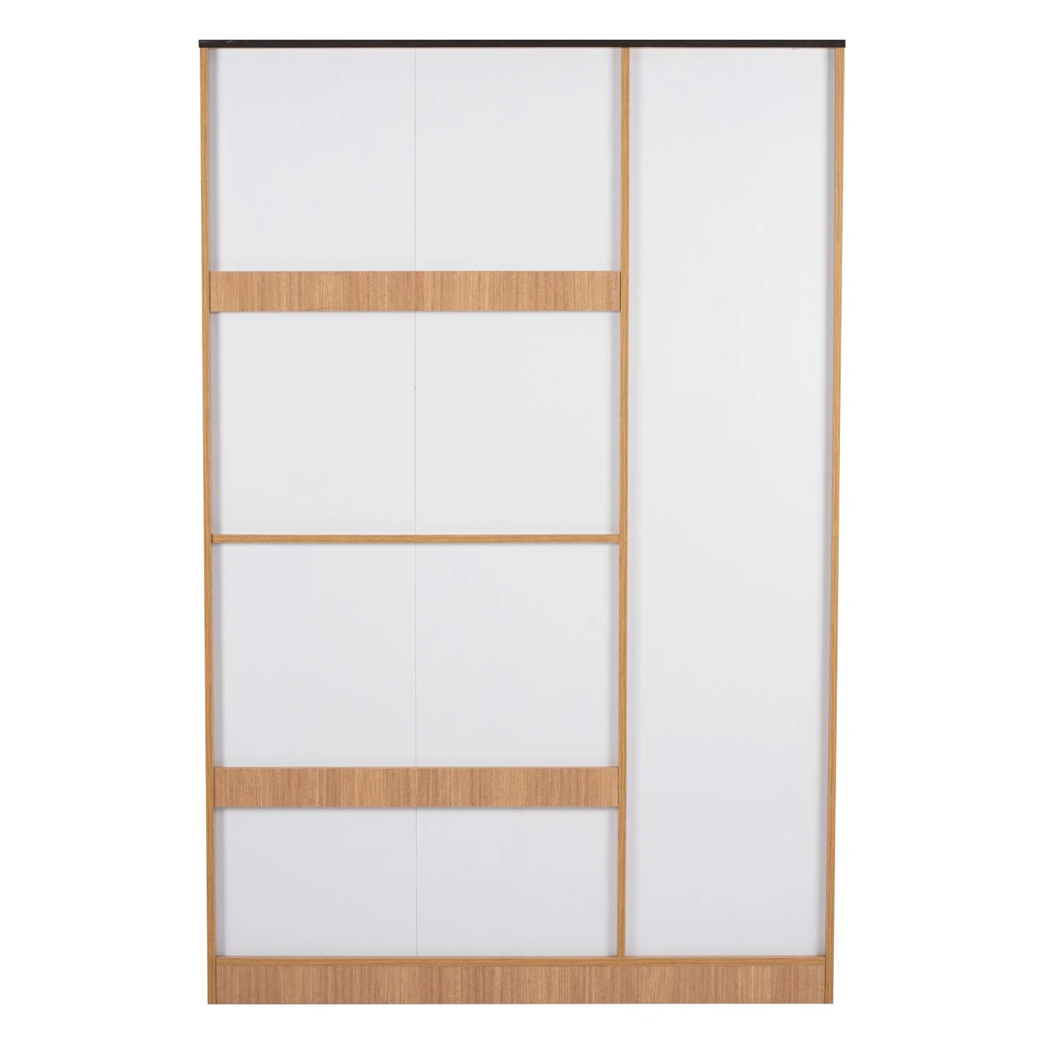 Nilkamal Milford 3 Door Wardrobe (Urban Teak) - Image 9