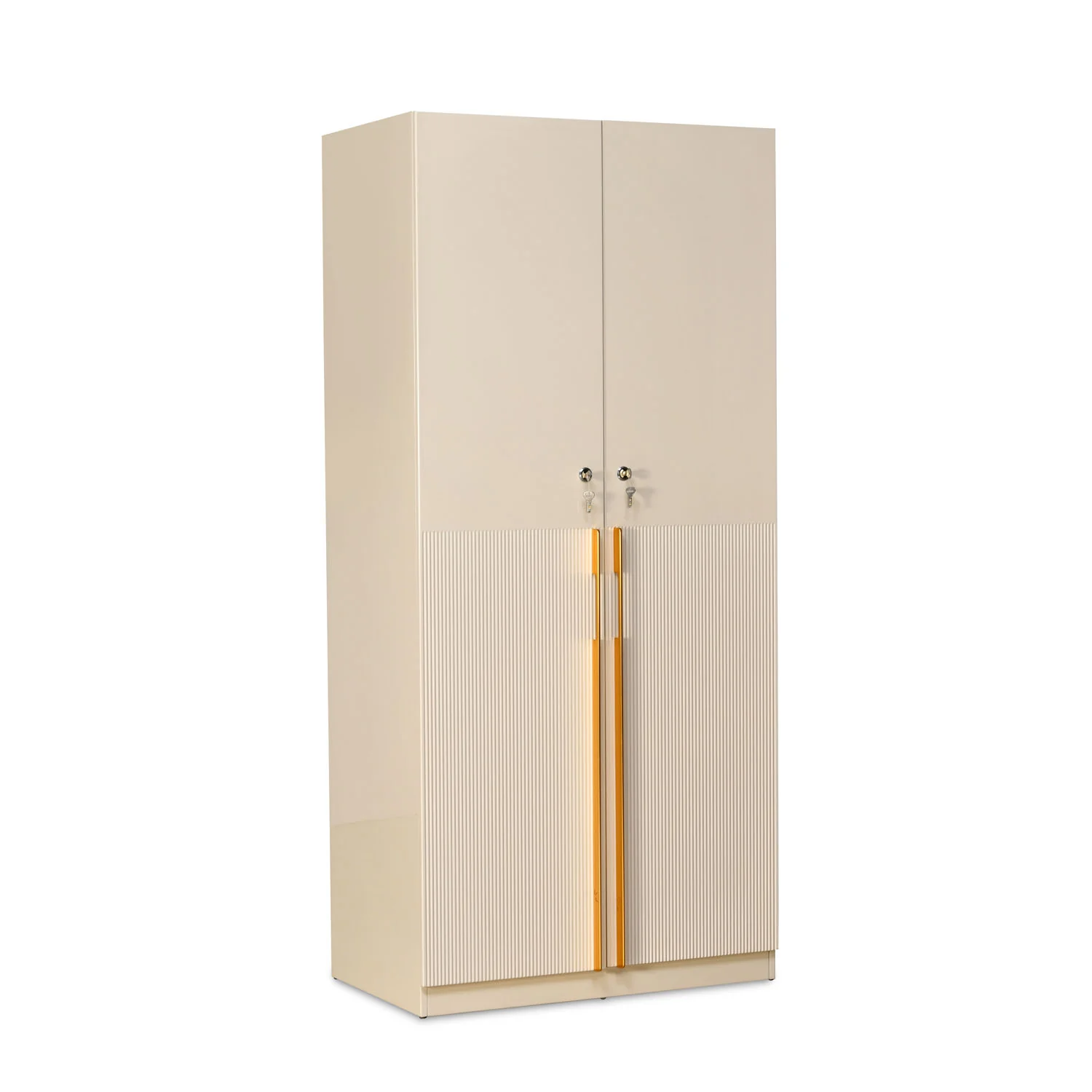 Nilkamal Mirage 2 Door Wardrobe (Ivory) - Image 4