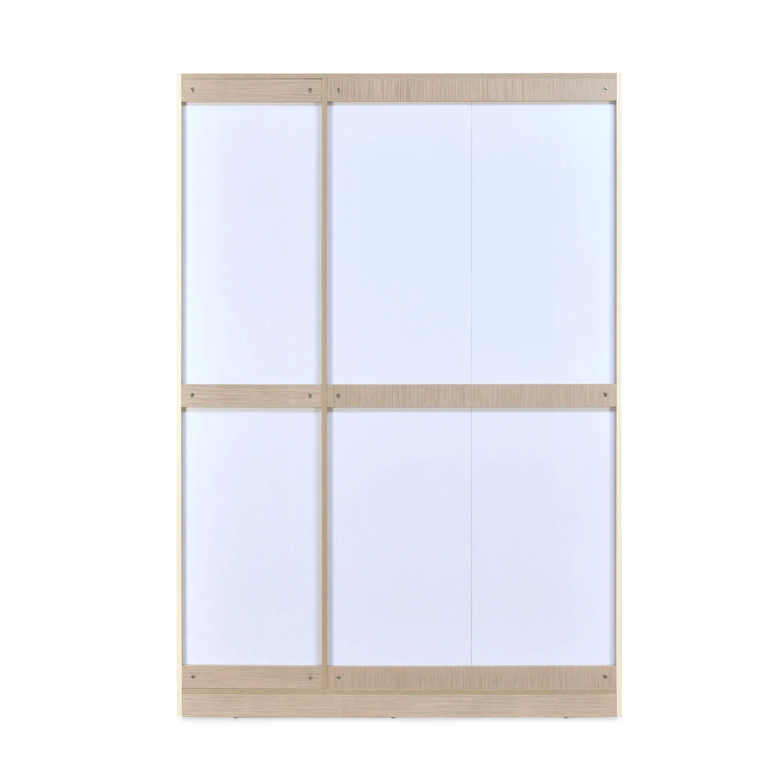 Nilkamal Mirage Engineered Wood 3 Door Wardrobe (Ivory) - Image 10