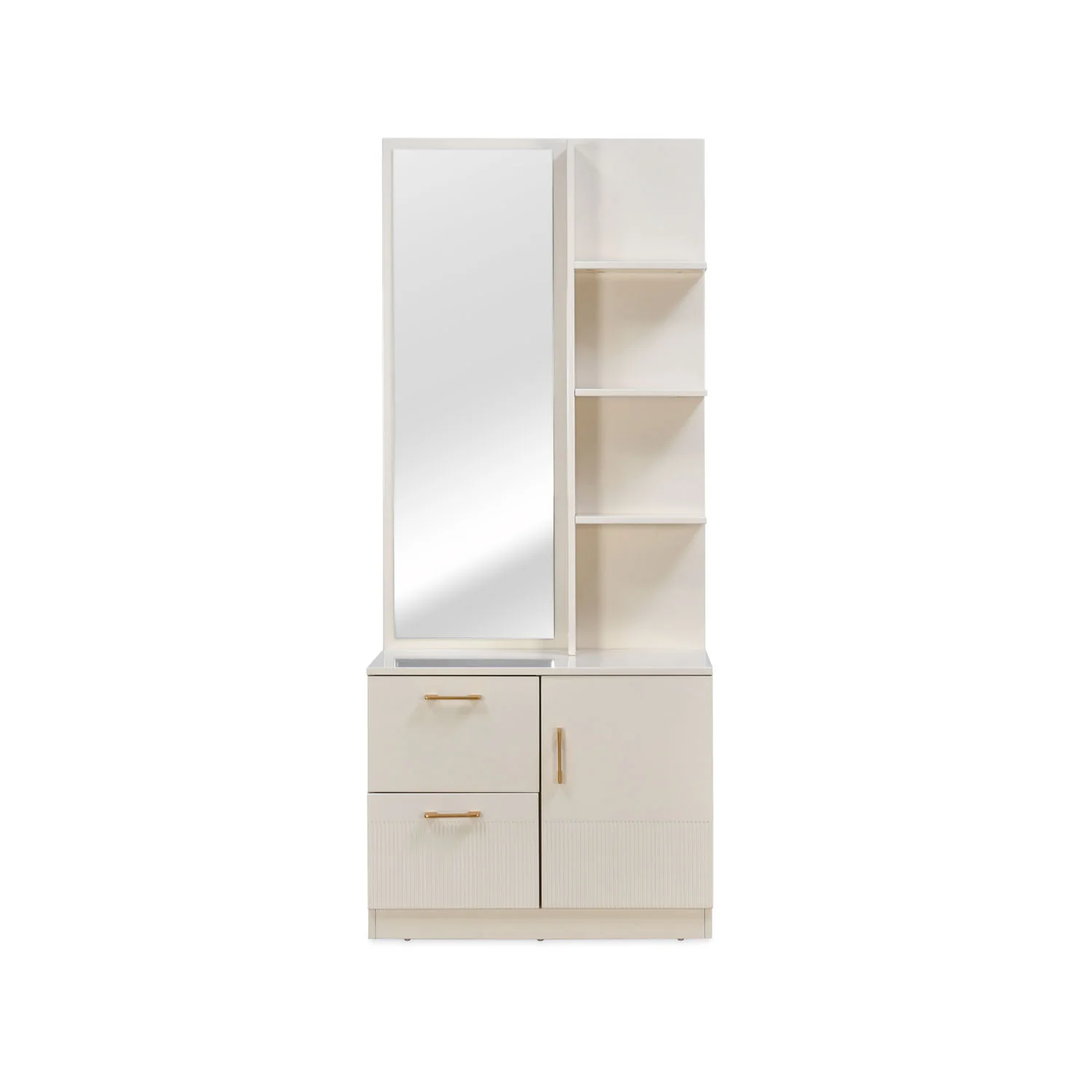 Nilkamal Mirage Engineered Wood Dresser Table (Ivory) - Image 3