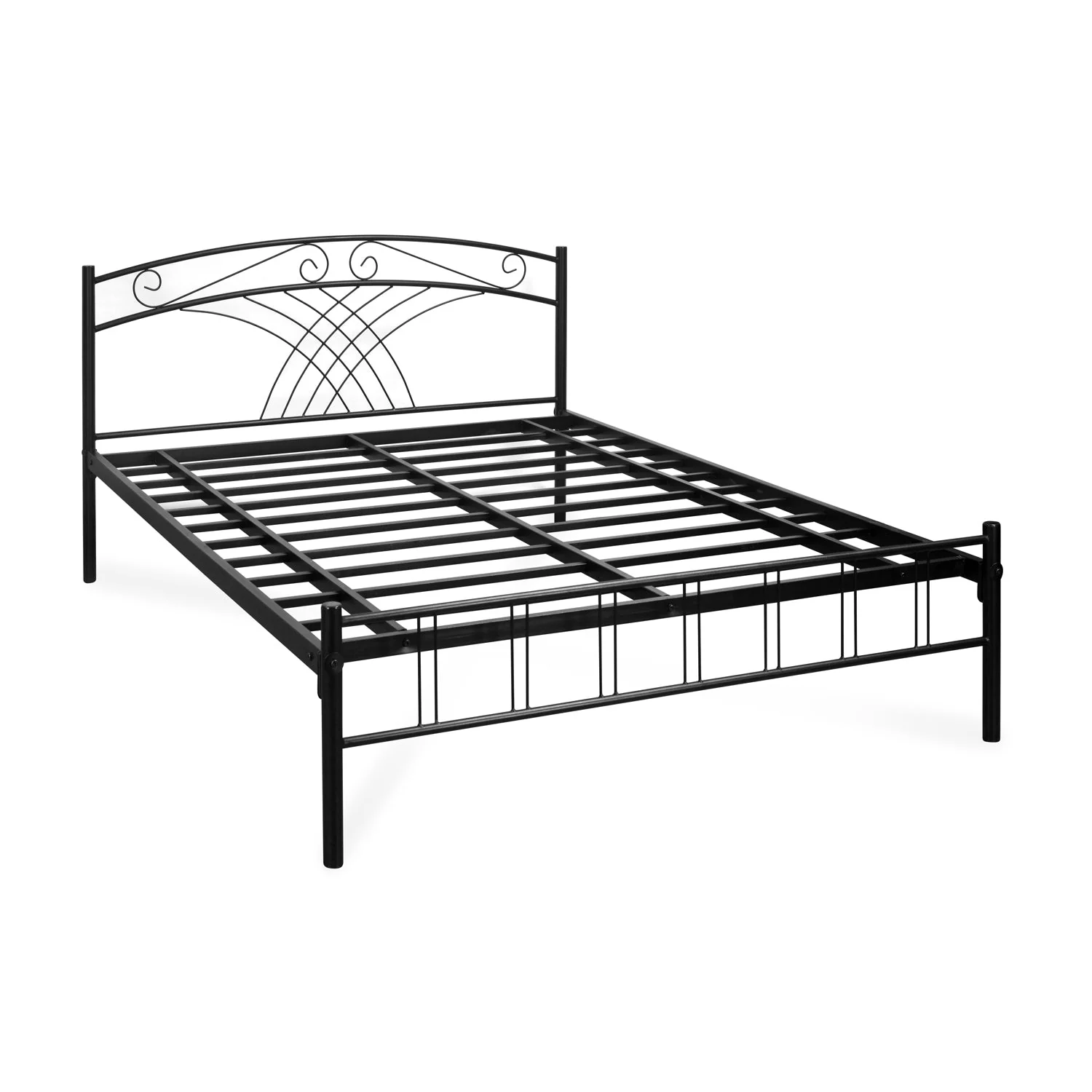 Nilkamal Nimbo Metal King Bed (Black) - Image 2