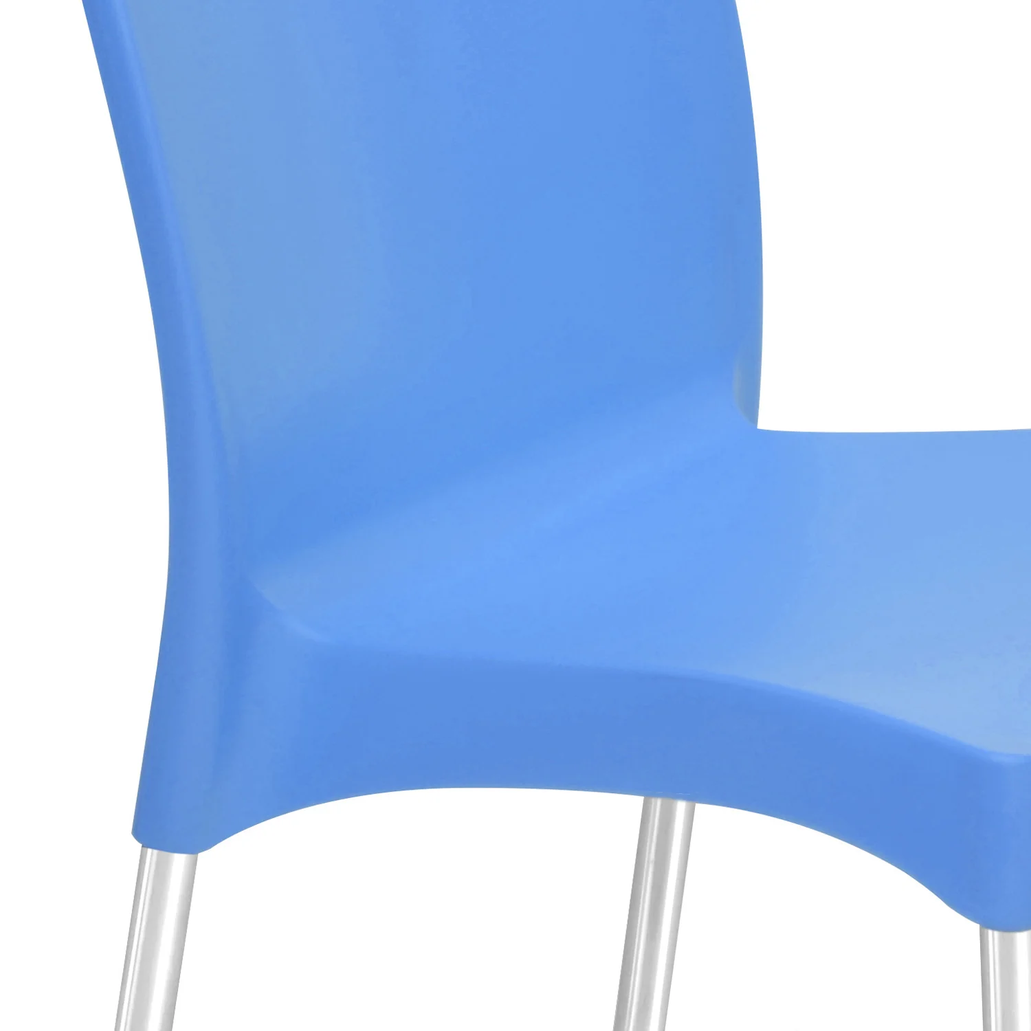 Nilkamal Novella 07 Plastic Armless Chair (Blue) - Image 12