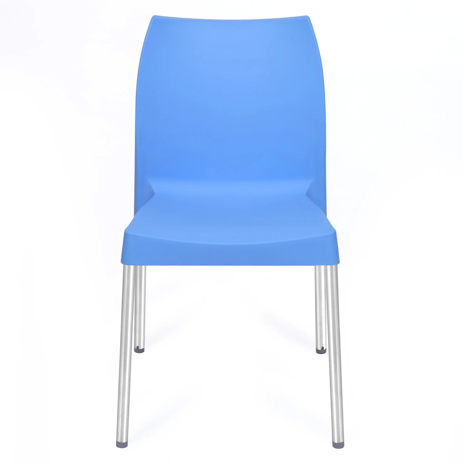 Nilkamal Novella 07 Plastic Armless Chair (Blue) - Image 6