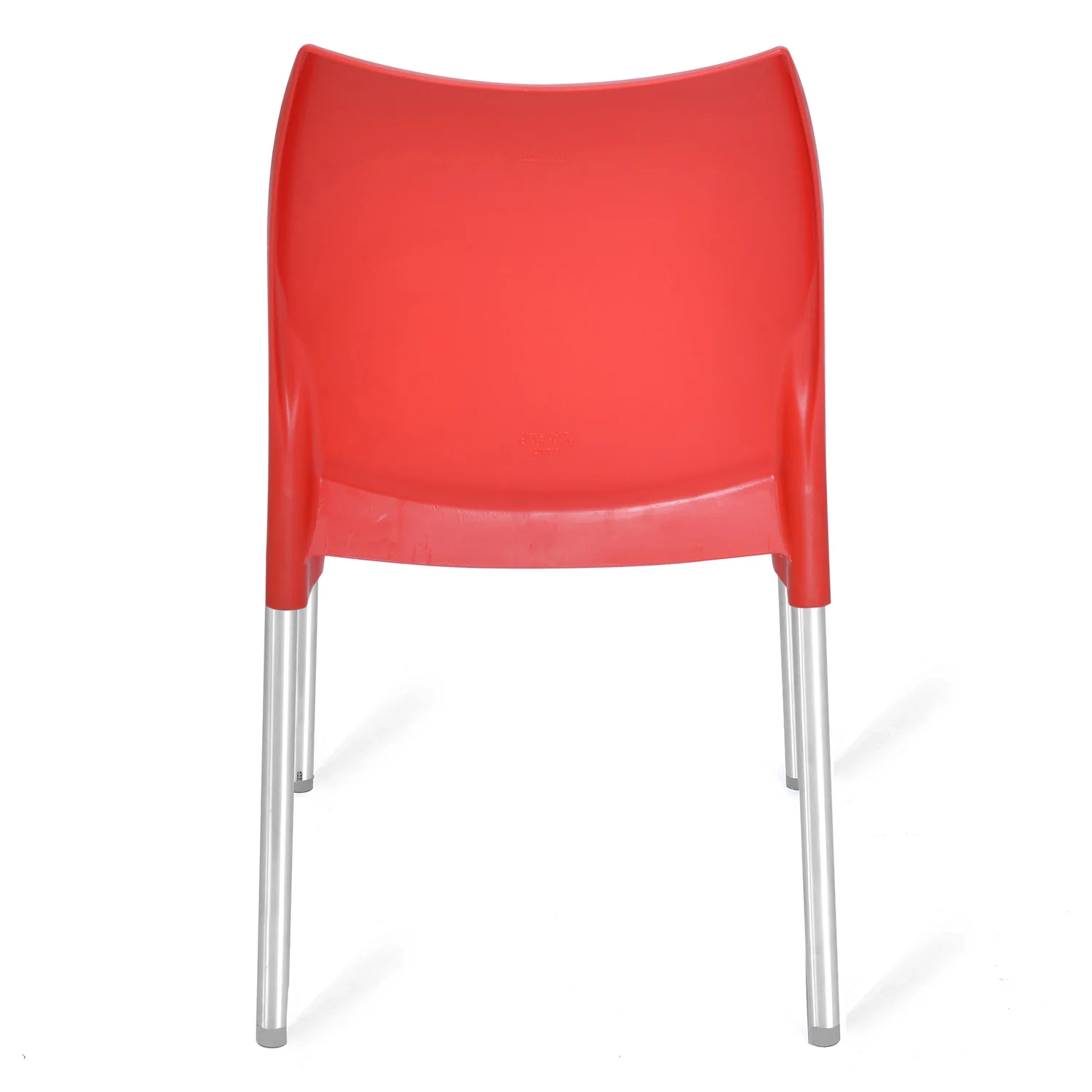 Nilkamal Novella 07 Plastic Armless Chair (Bright Red) - Image 10