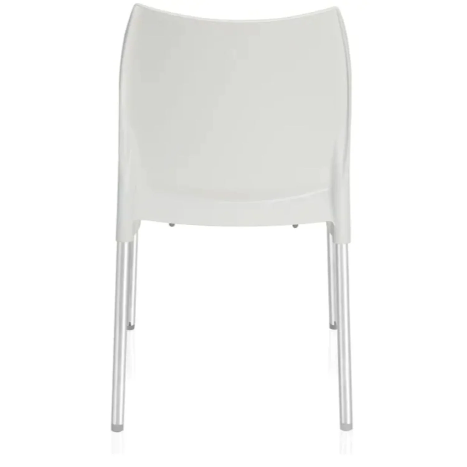 Nilkamal Novella 07 Plastic Armless Chair (Milky White) - Image 9