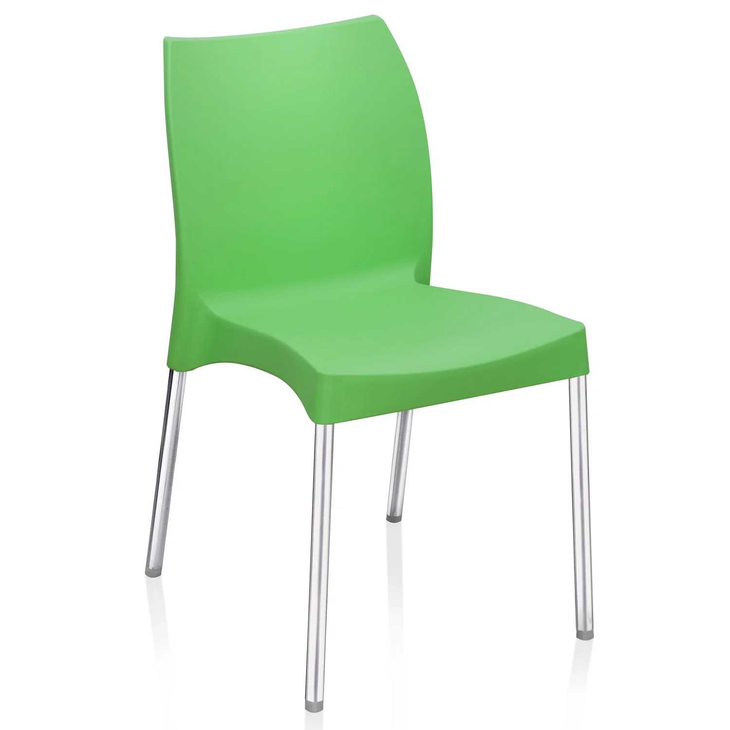 Nilkamal Novella 07 Plastic Armless Chair (Green) - Image 7