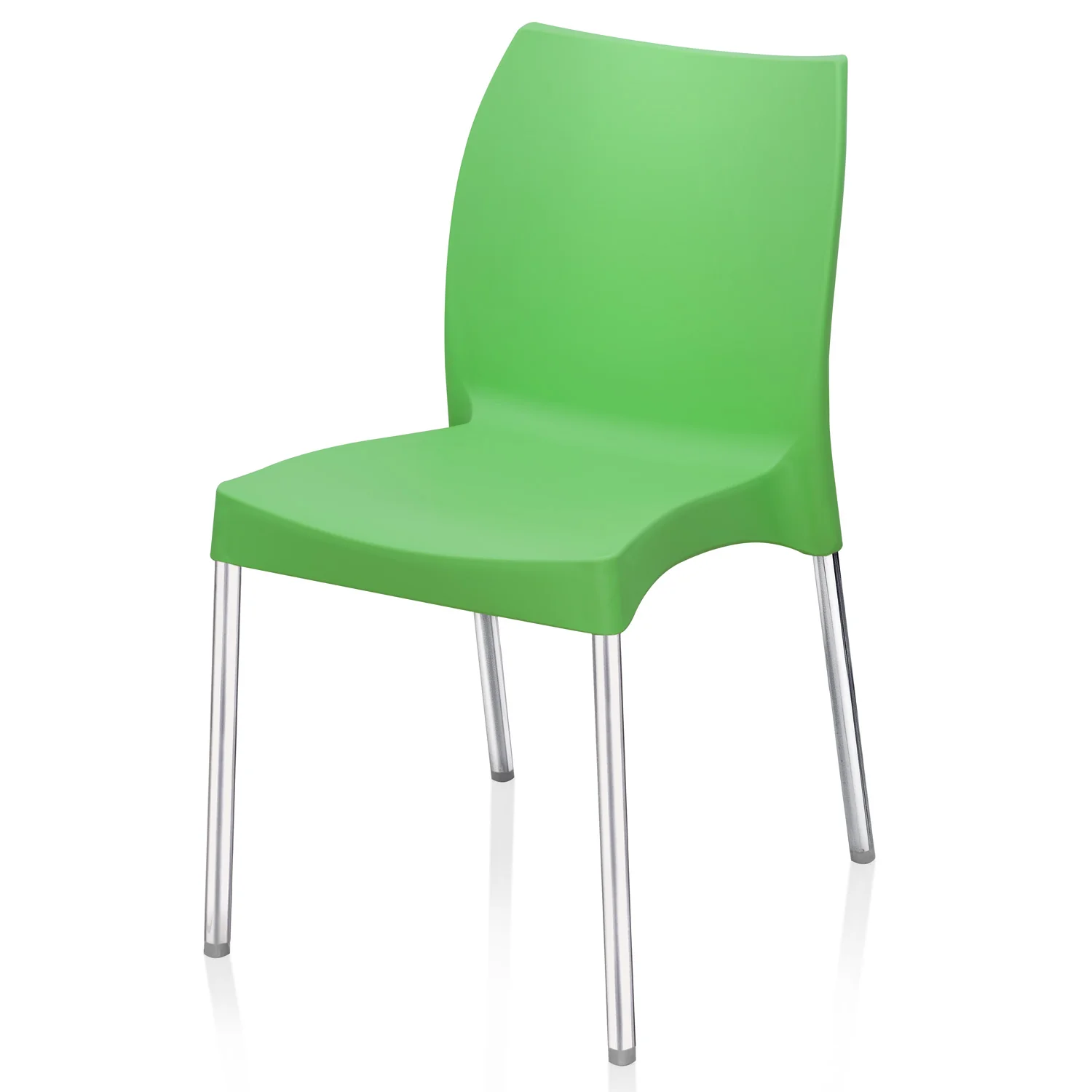 Nilkamal Novella 07 Plastic Armless Chair (Green) - Image 8