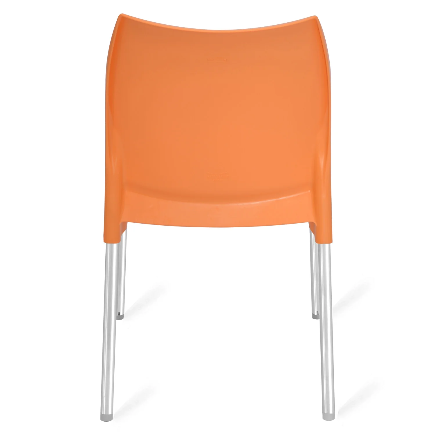 Nilkamal Novella 07 Plastic Armless Chair (Orange) - Image 10