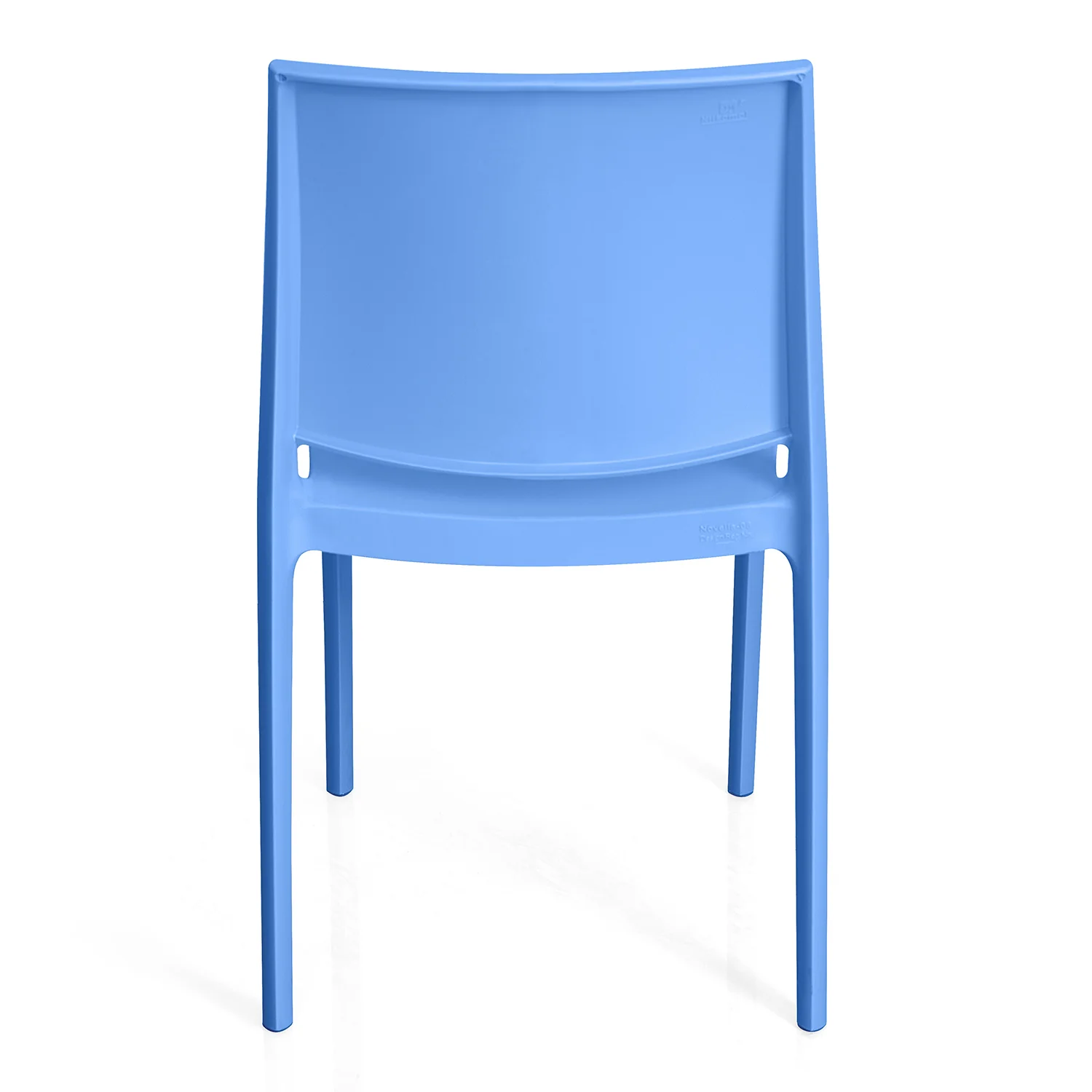 Nilkamal Novella 08 Plastic Armless Chair (Blue) - Image 10