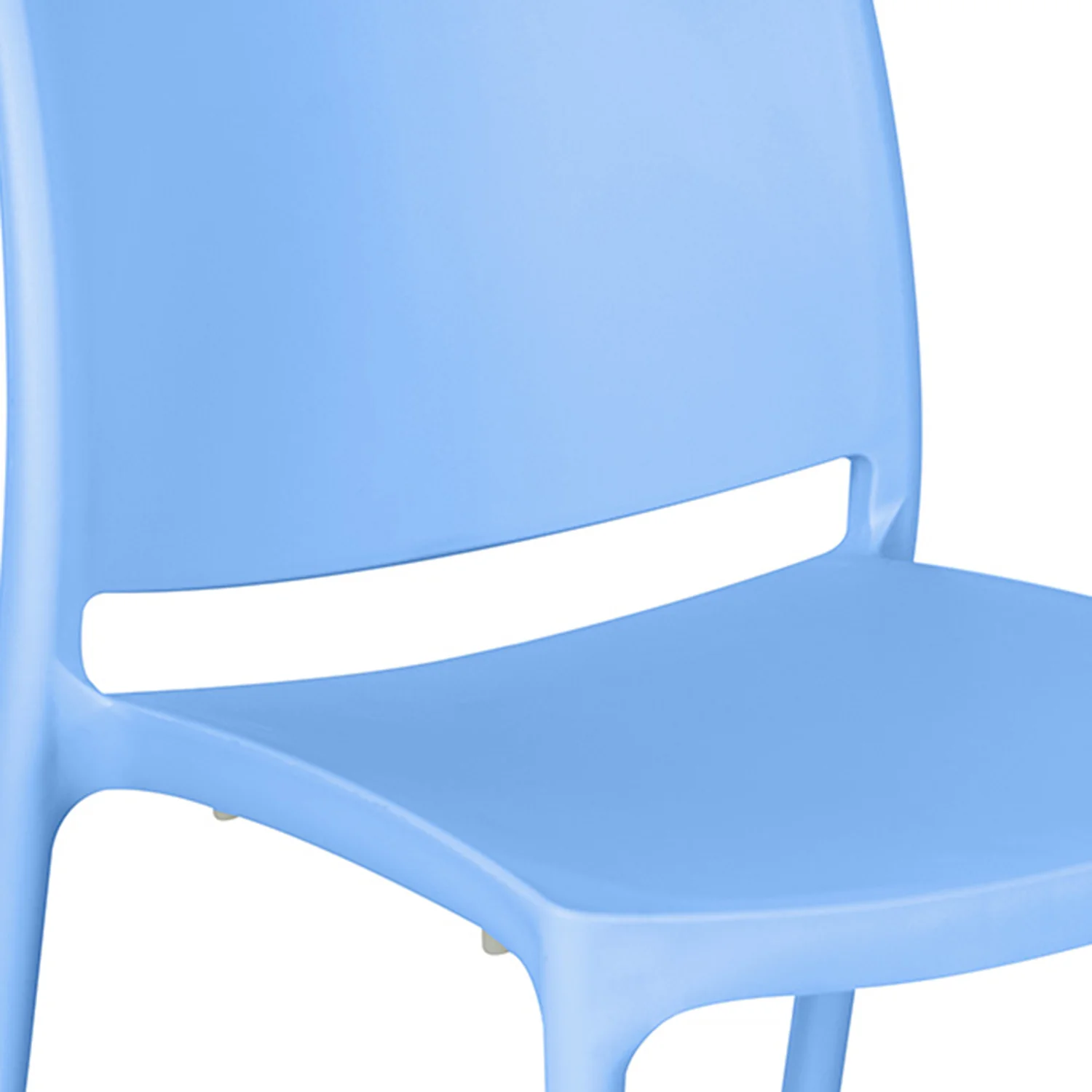 Nilkamal Novella 08 Plastic Armless Chair (Blue) - Image 11
