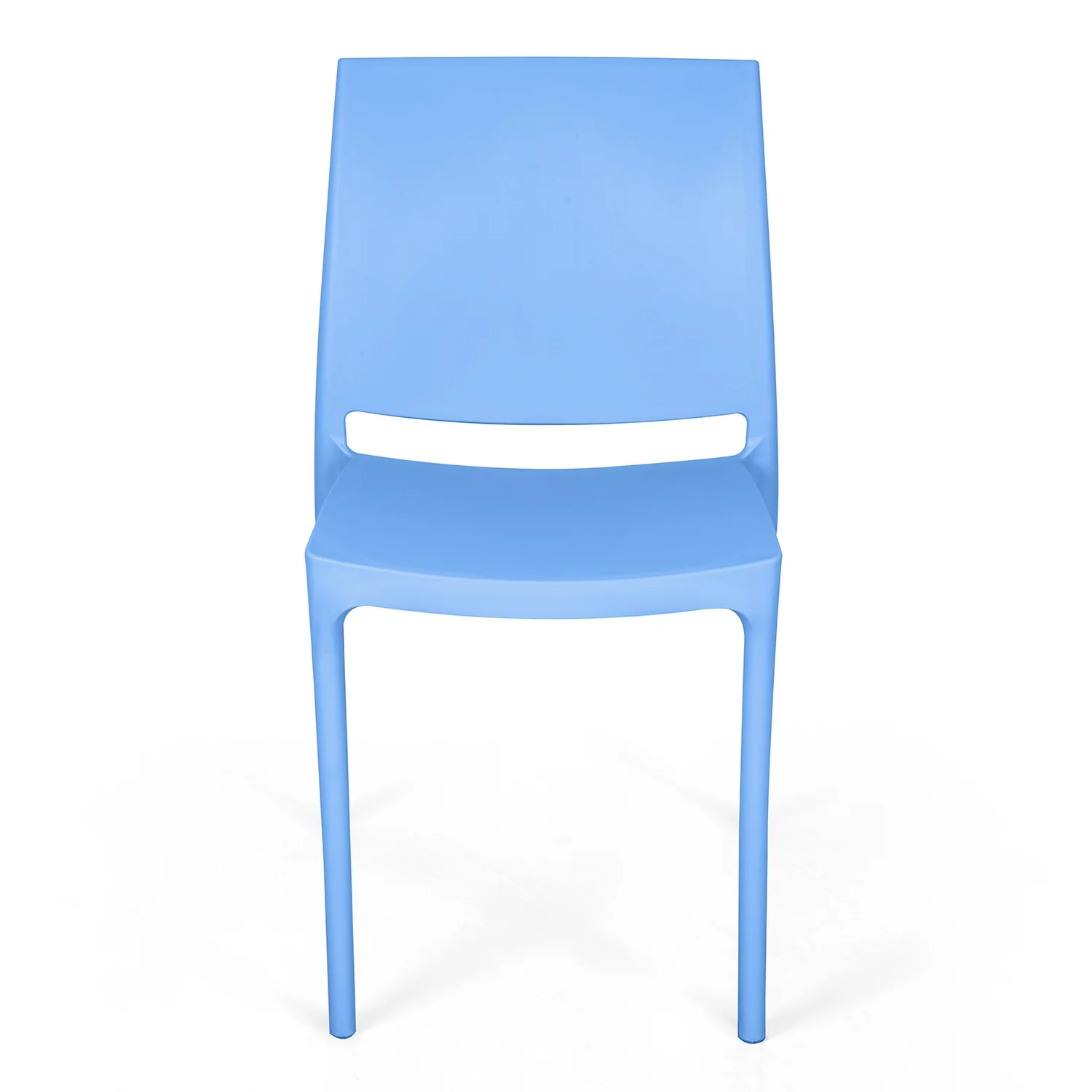Nilkamal Novella 08 Plastic Armless Chair (Blue) - Image 7