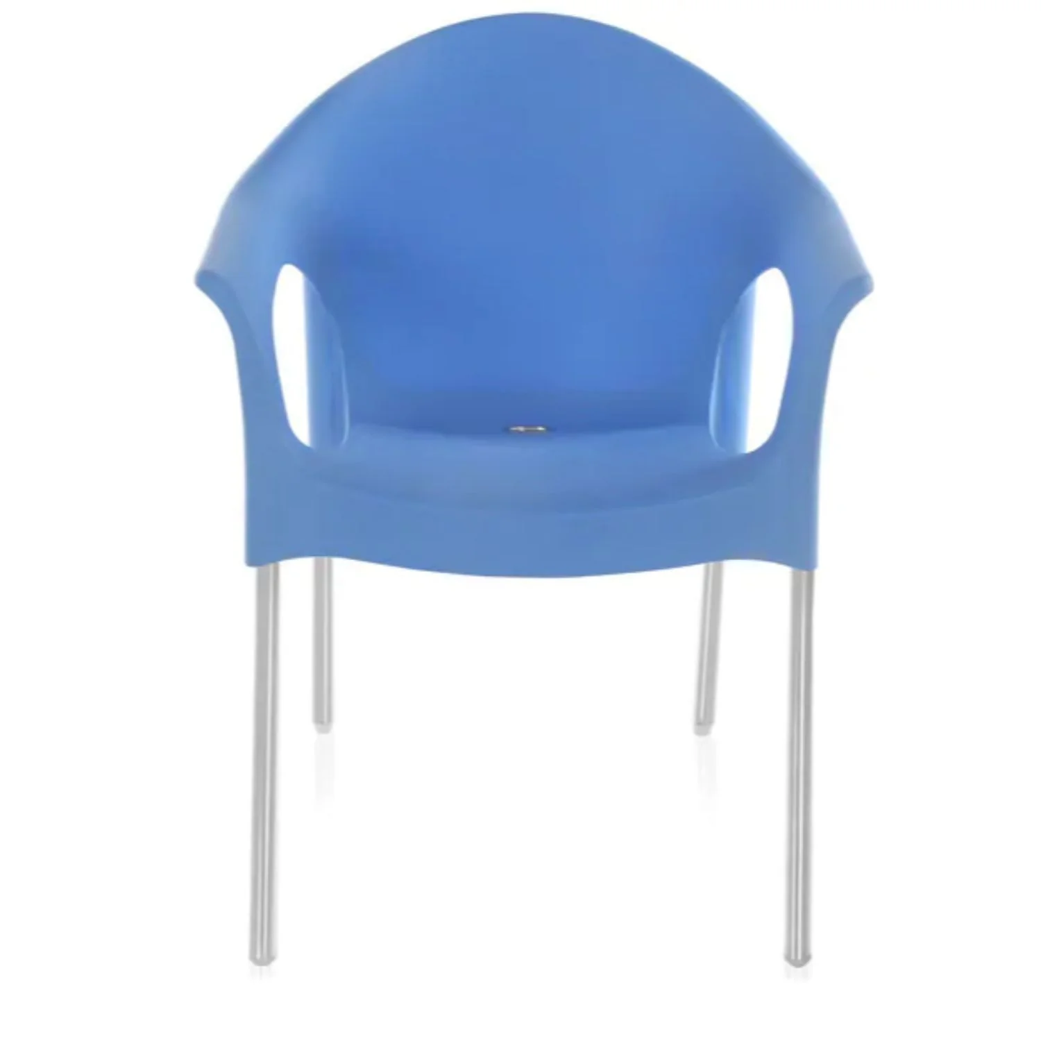 Nilkamal Novella 09 Plastic Arm Chair (Blue) - Image 5