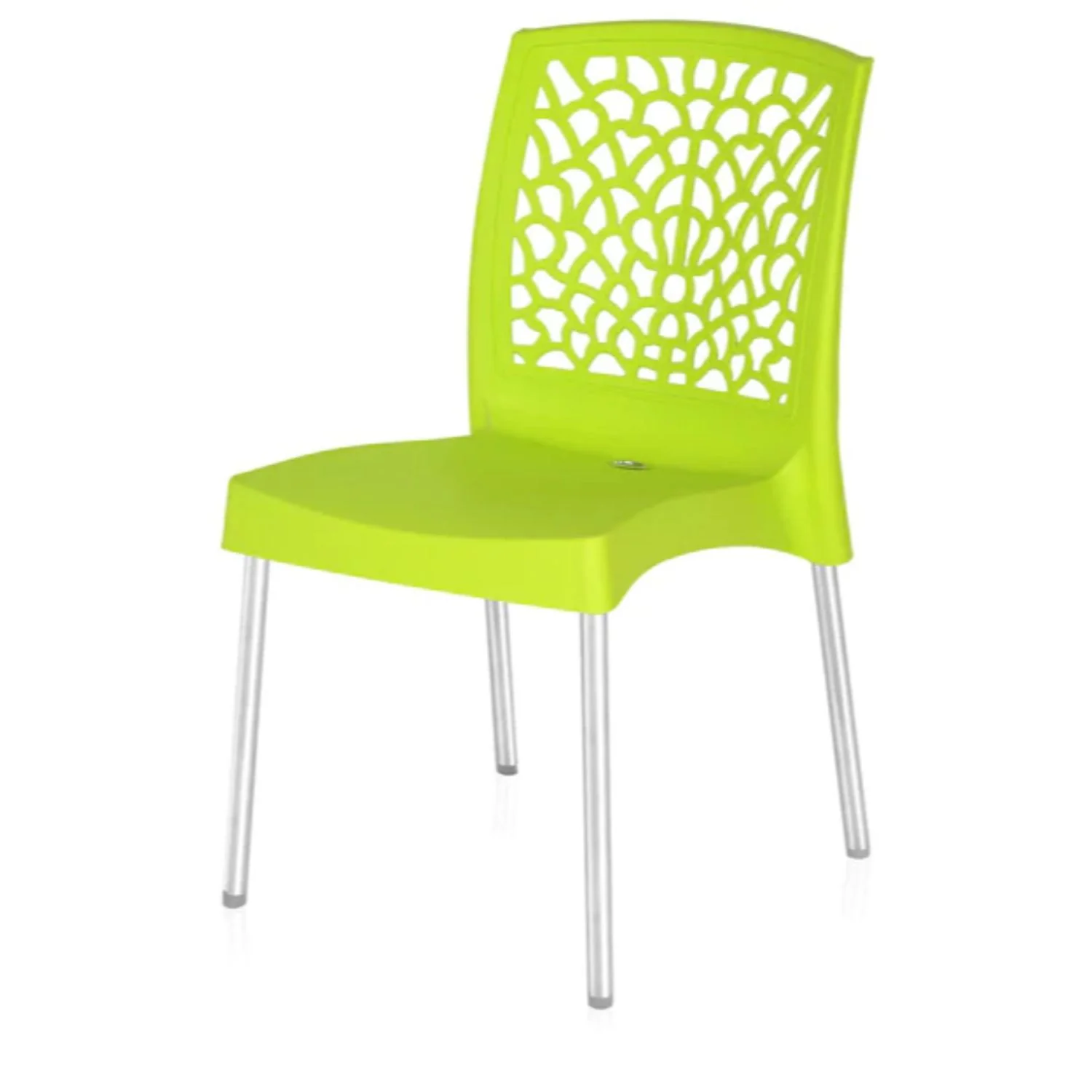 Nilkamal Novella 19 Plastic Armless Chair (Citrus Green) - Image 6