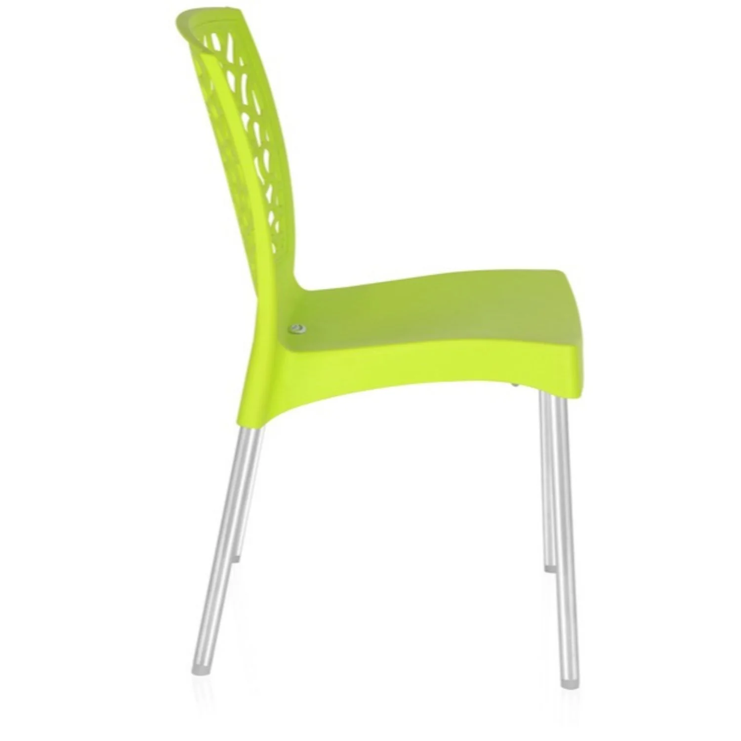 Nilkamal Novella 19 Plastic Armless Chair (Citrus Green) - Image 7