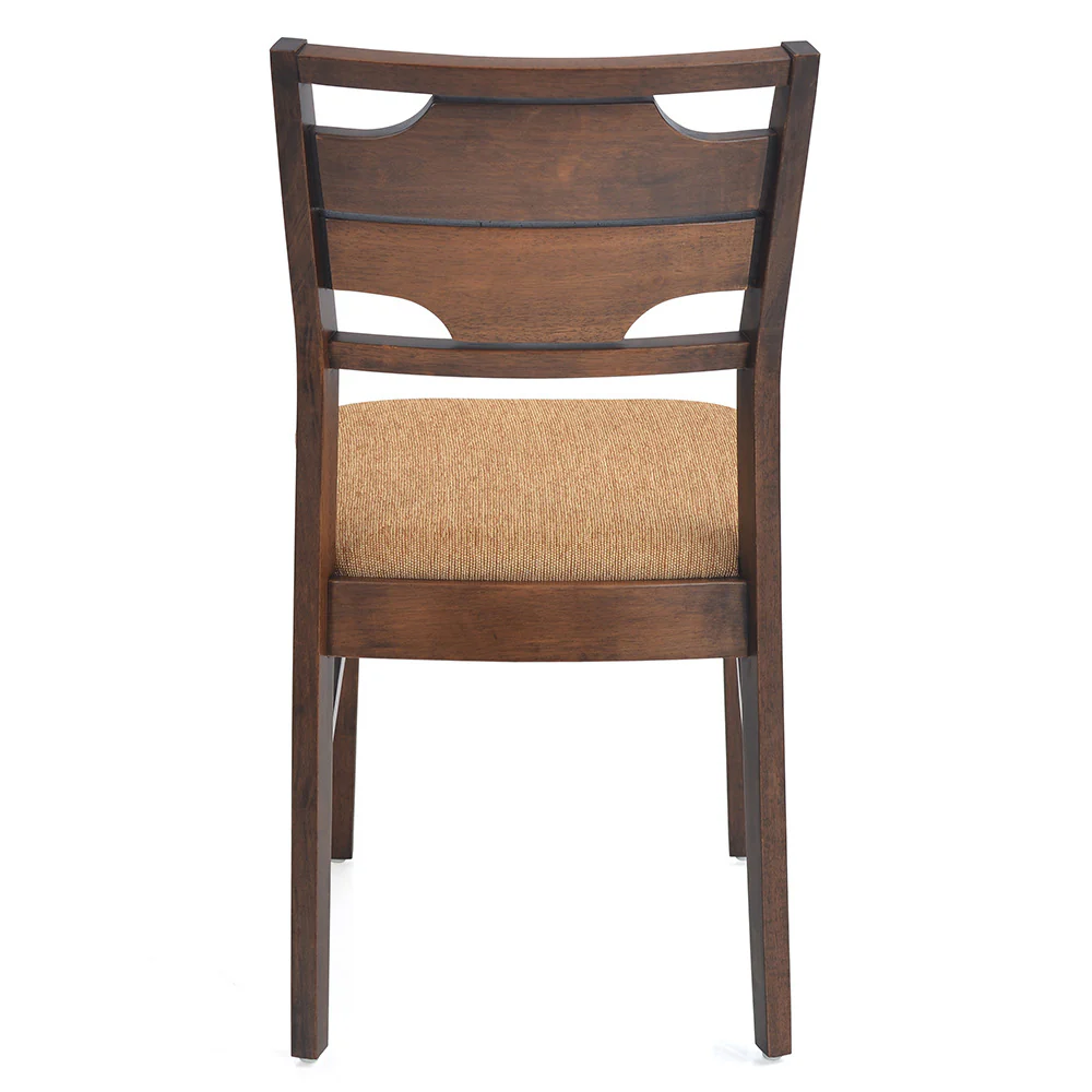 Nilkamal Olenna Dining Chair with Cushion (Walnut) - Image 4