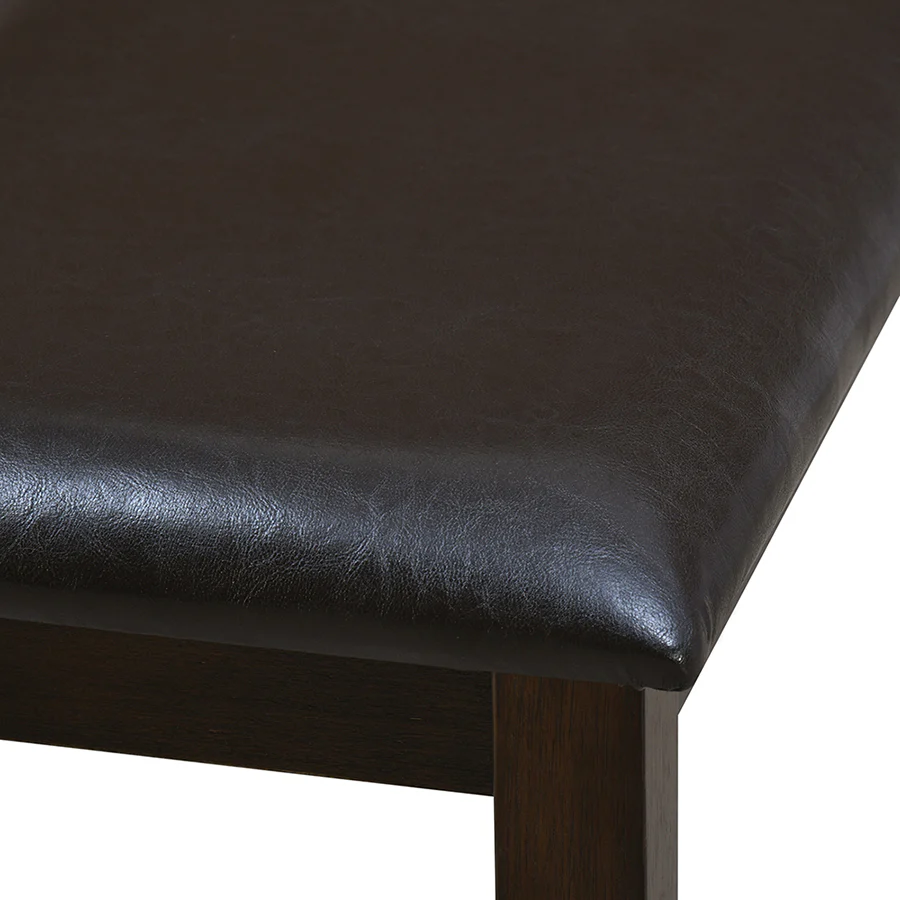Nilkamal Olivia Multi Use Medium Sitting Bench for Living Room | Dining Room (Brown) - Image 5