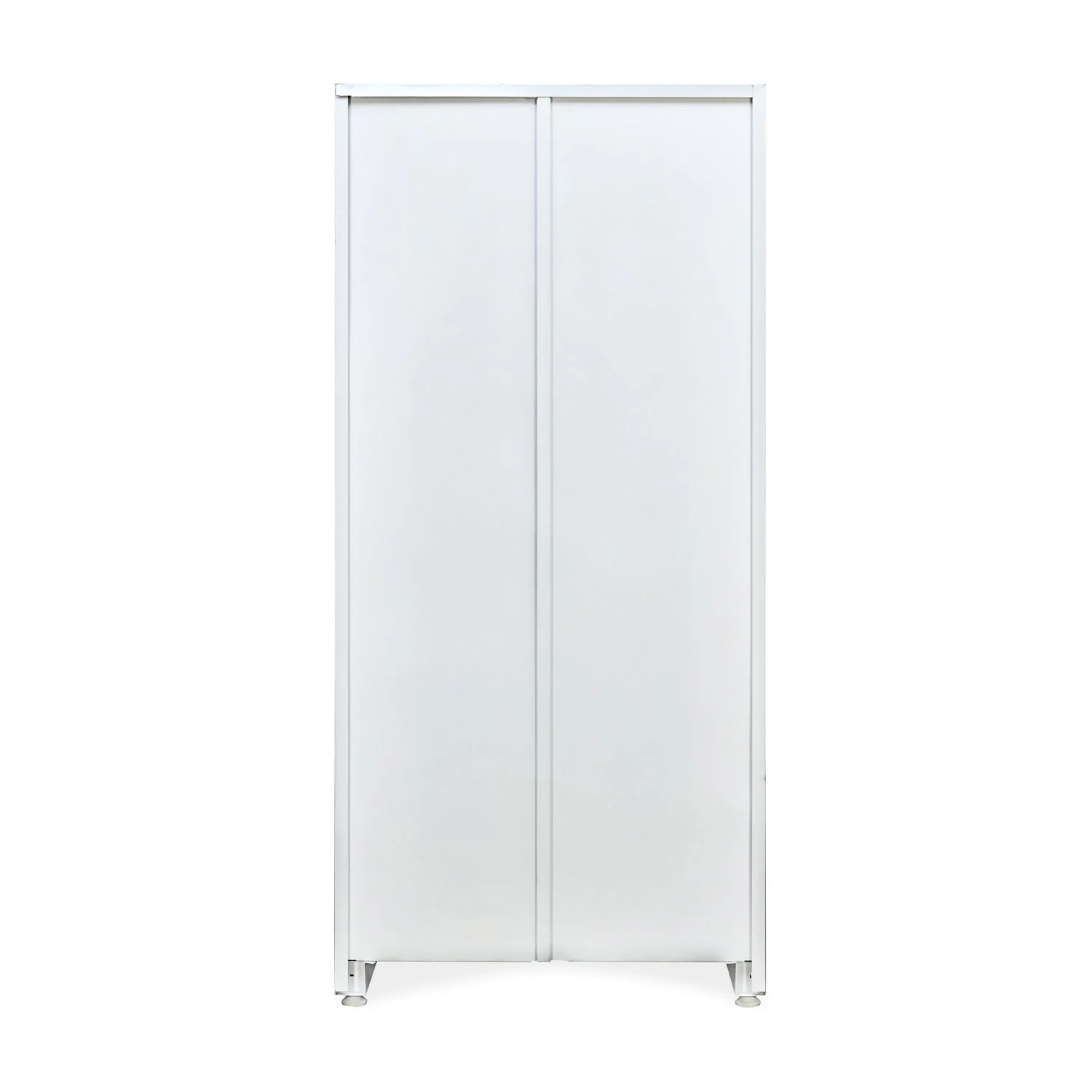Nilkamal Olympus 2 Door with Mirror Steel Wardrobe (Cherry Red / White) - Image 13