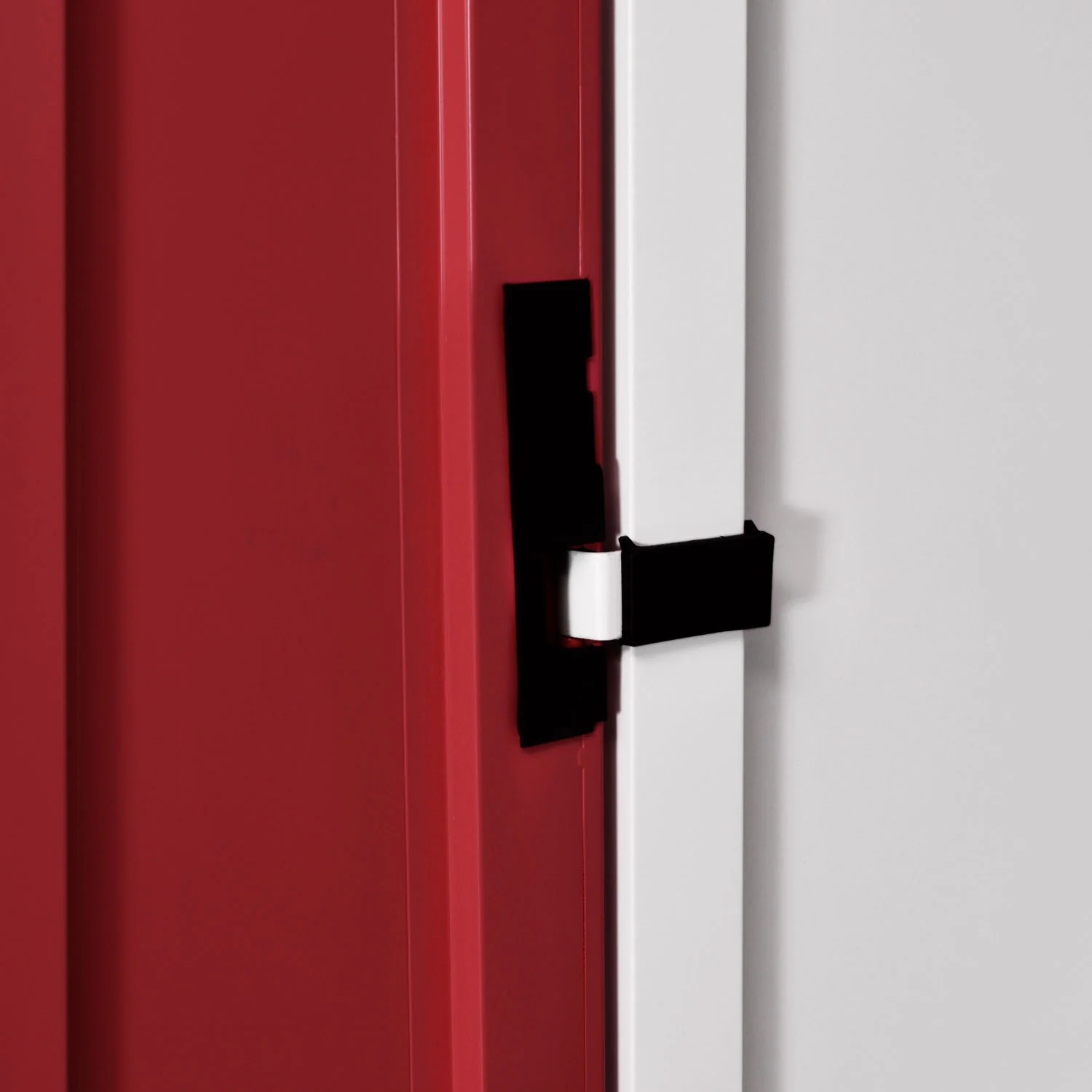 Nilkamal Olympus 2 Door with Mirror Steel Wardrobe (Cherry Red / White) - Image 5