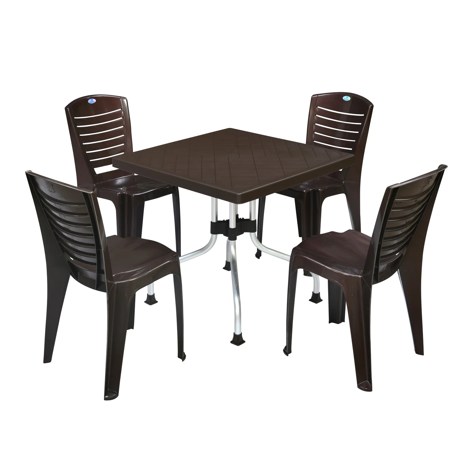 Nilkamal Orchid 1 + 4 Chair Dining Set - Image 22