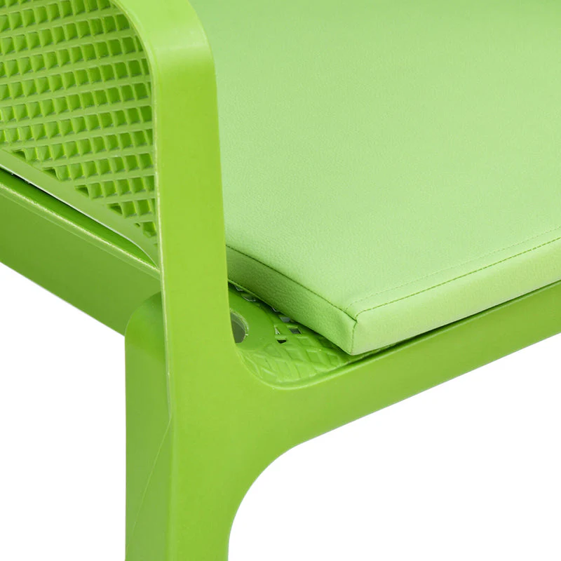Nilkamal Orchid 1 + 4 Chair Plastic Dining Set (Green) - Image 16