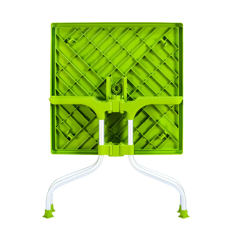 Nilkamal Orchid 1 + 4 Chair Plastic Dining Set (Green) - Image 4