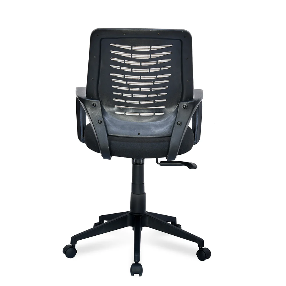 Nilkamal Otis Mid Back Mesh Office Chair (Black & Grey) - Image 6
