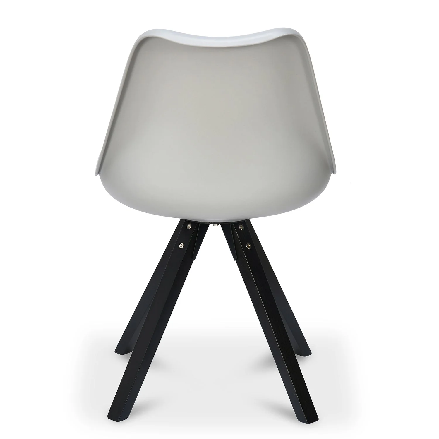 Nilkamal Oyster Dining Chair (Dark Walnut) - Image 6