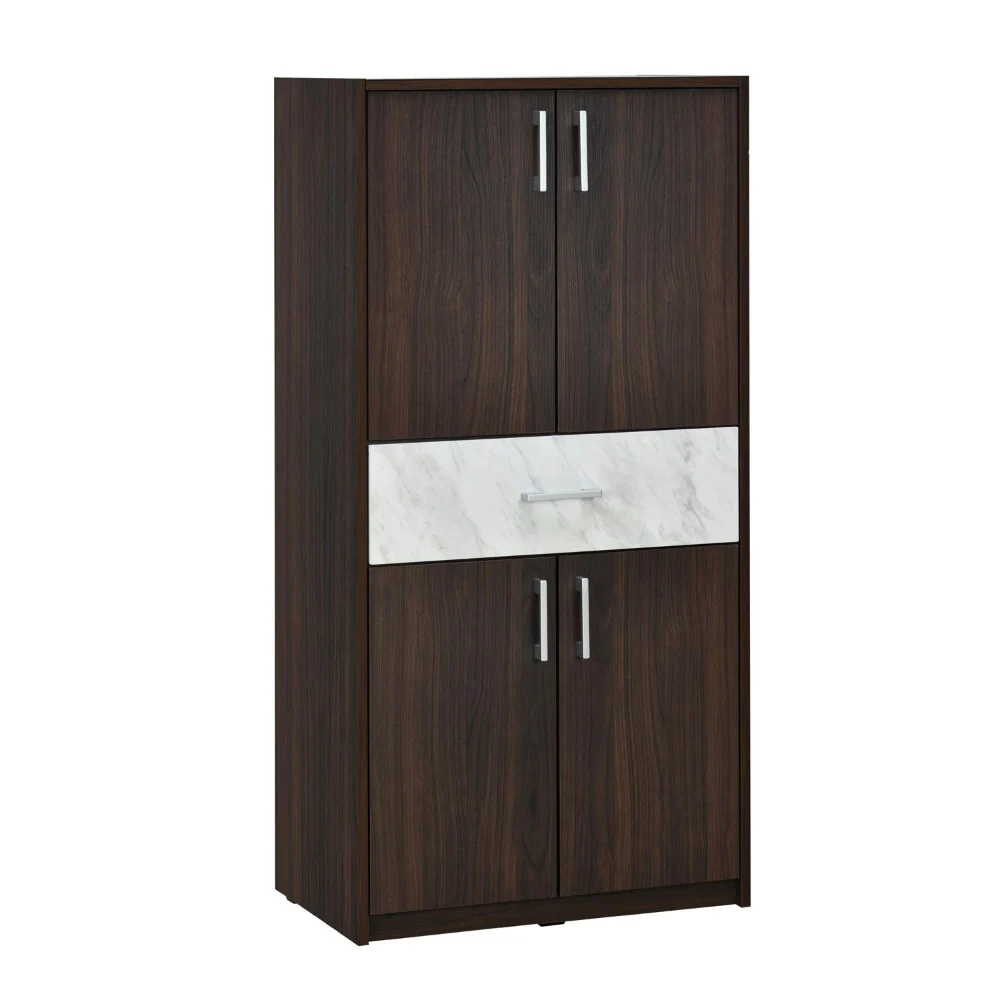 Nilkamal Ozark Shoe Cabinet (Ash wenge / Marble Beige) - Image 3