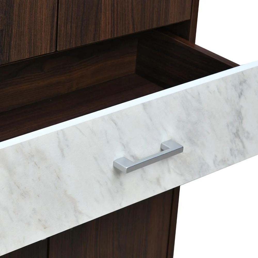 Nilkamal Ozark Shoe Cabinet (Ash wenge / Marble Beige) - Image 5