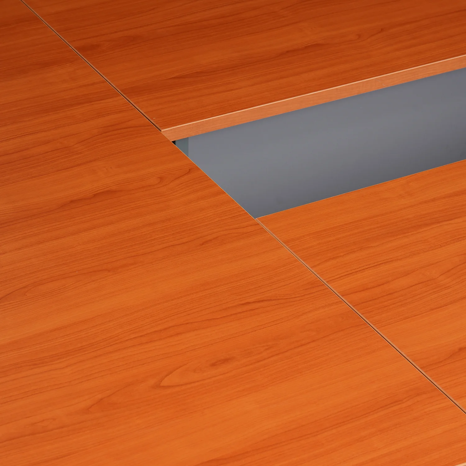 Nilkamal Parley Meeting Table (Oak / Grey) - Image 2