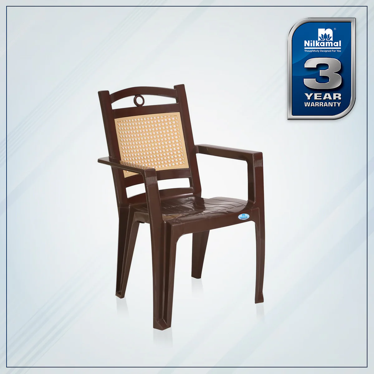 Nilkamal CHR2197 Premium Plastic Arm Chair - Image 2