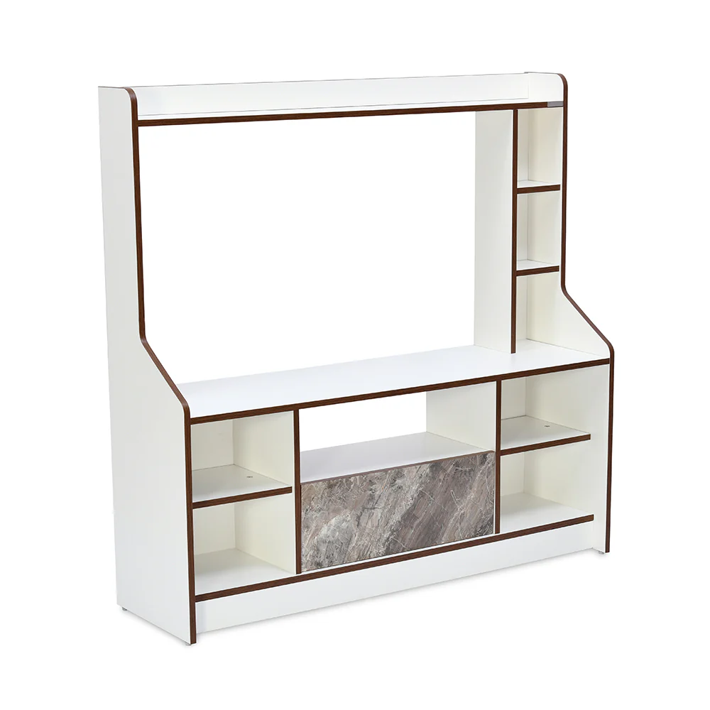 Nilkamal Petra TV Unit (White & Walnut) - Image 3