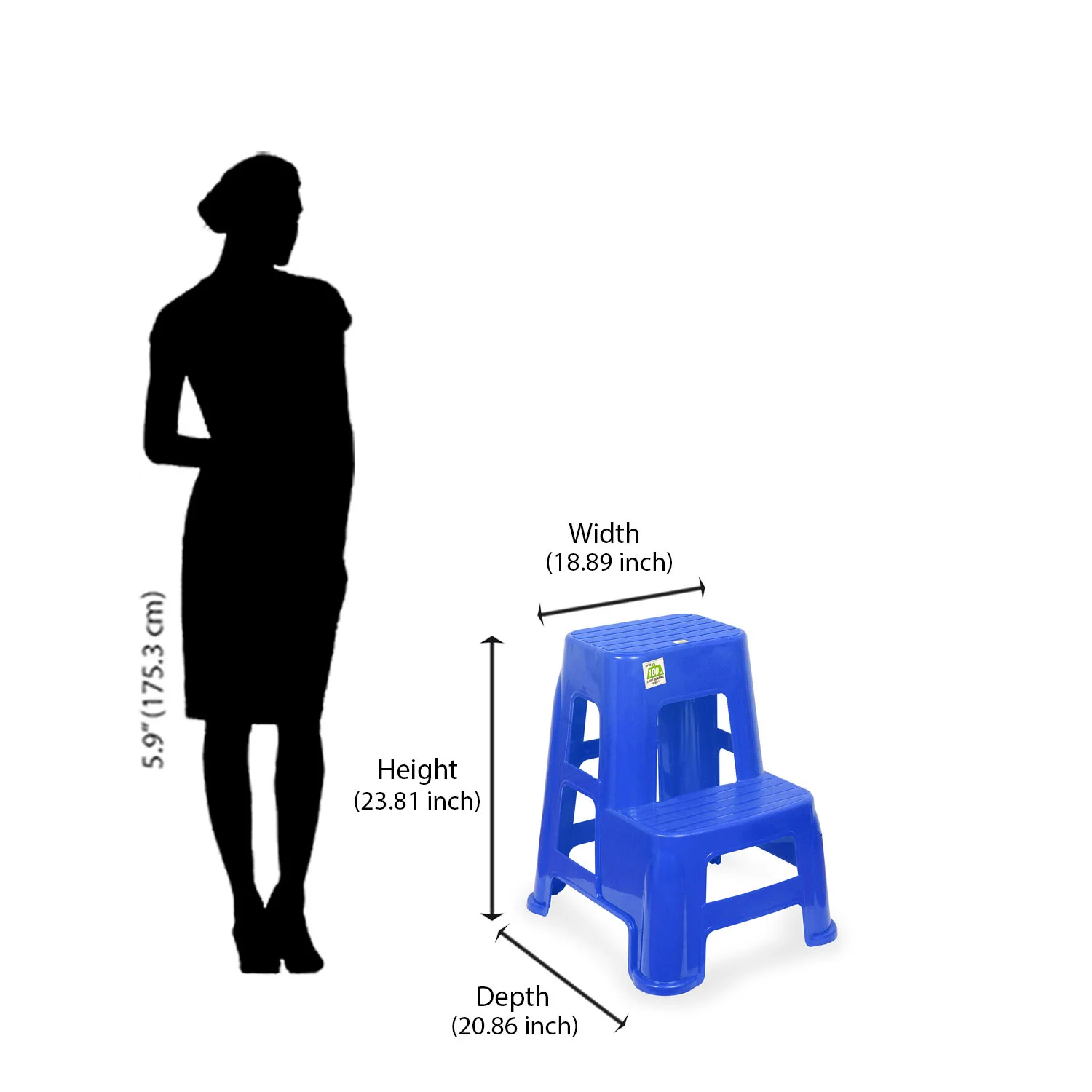 Nilkamal Plastic Step Stool - Image 21