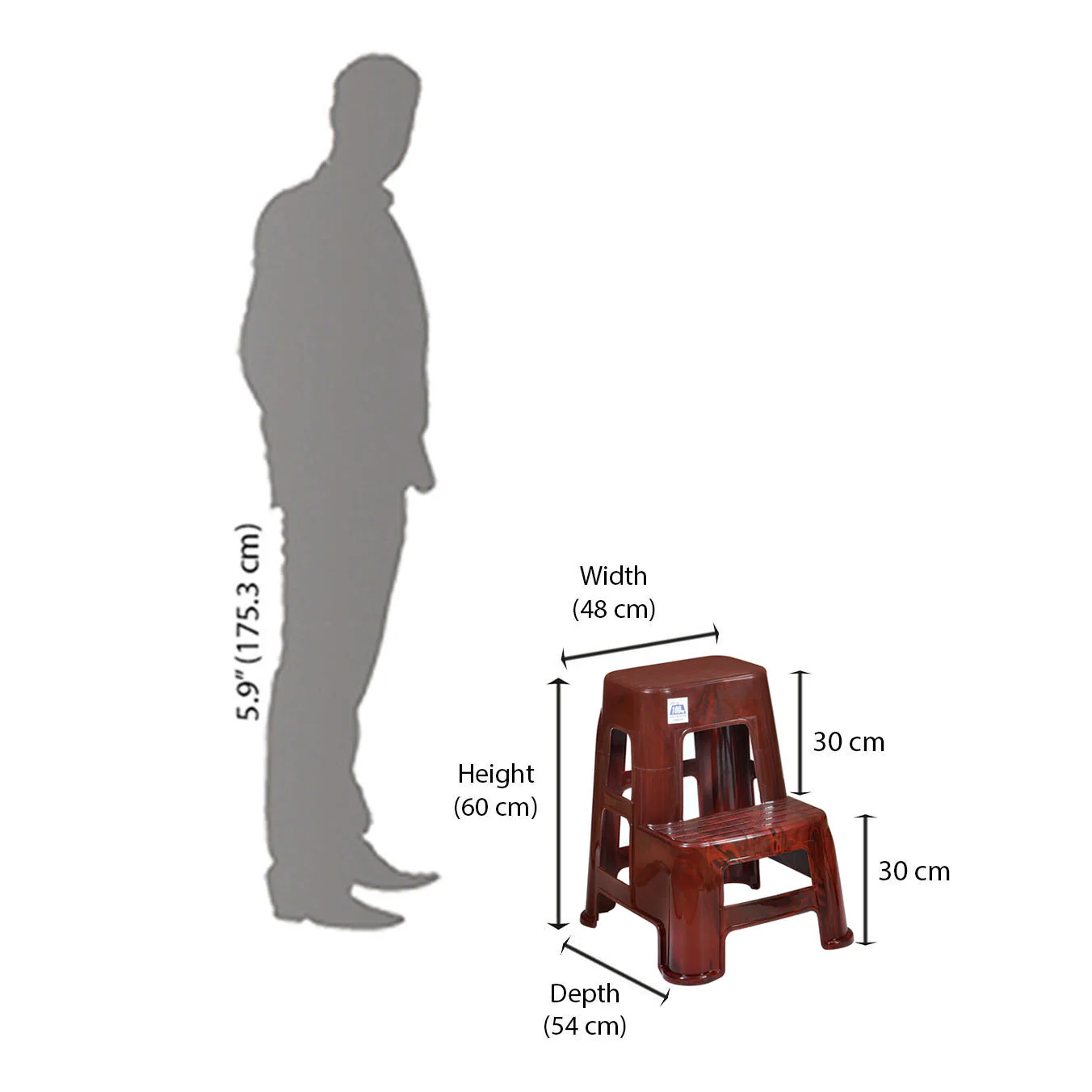Nilkamal Plastic Step Stool - Image 47