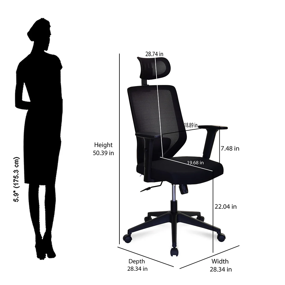 Nilkamal Poise High Back Office Chair - Image 10