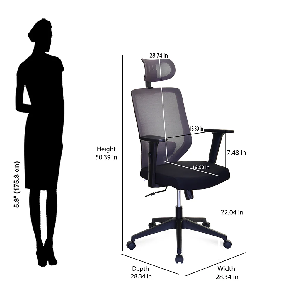 Nilkamal Poise High Back Office Chair - Image 21
