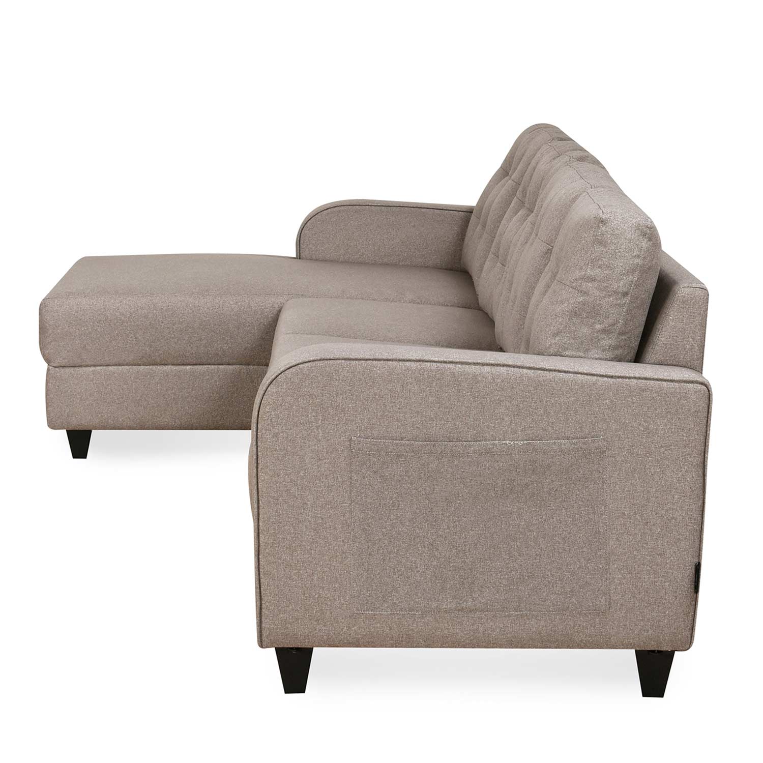Nilkamal Protean Plus Lounger Right Hand Side Sofa (Brown) - Image 3
