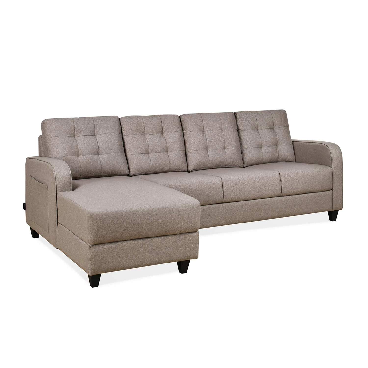 Nilkamal Protean Plus Lounger Right Hand Side Sofa (Brown) - Image 8