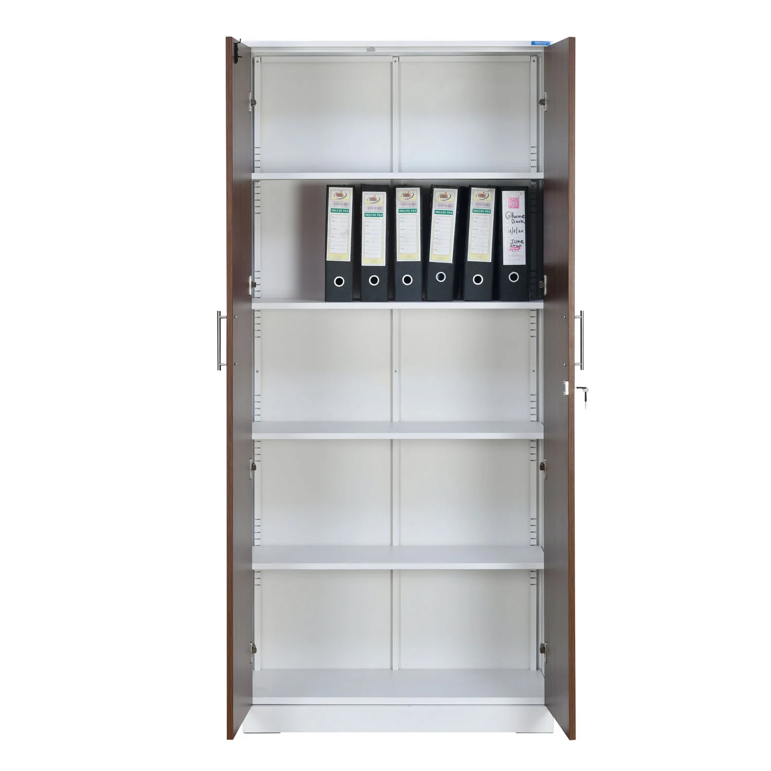 Nilkamal Rafel 2 Wooden Door Wardrode (Textured White) - Image 9