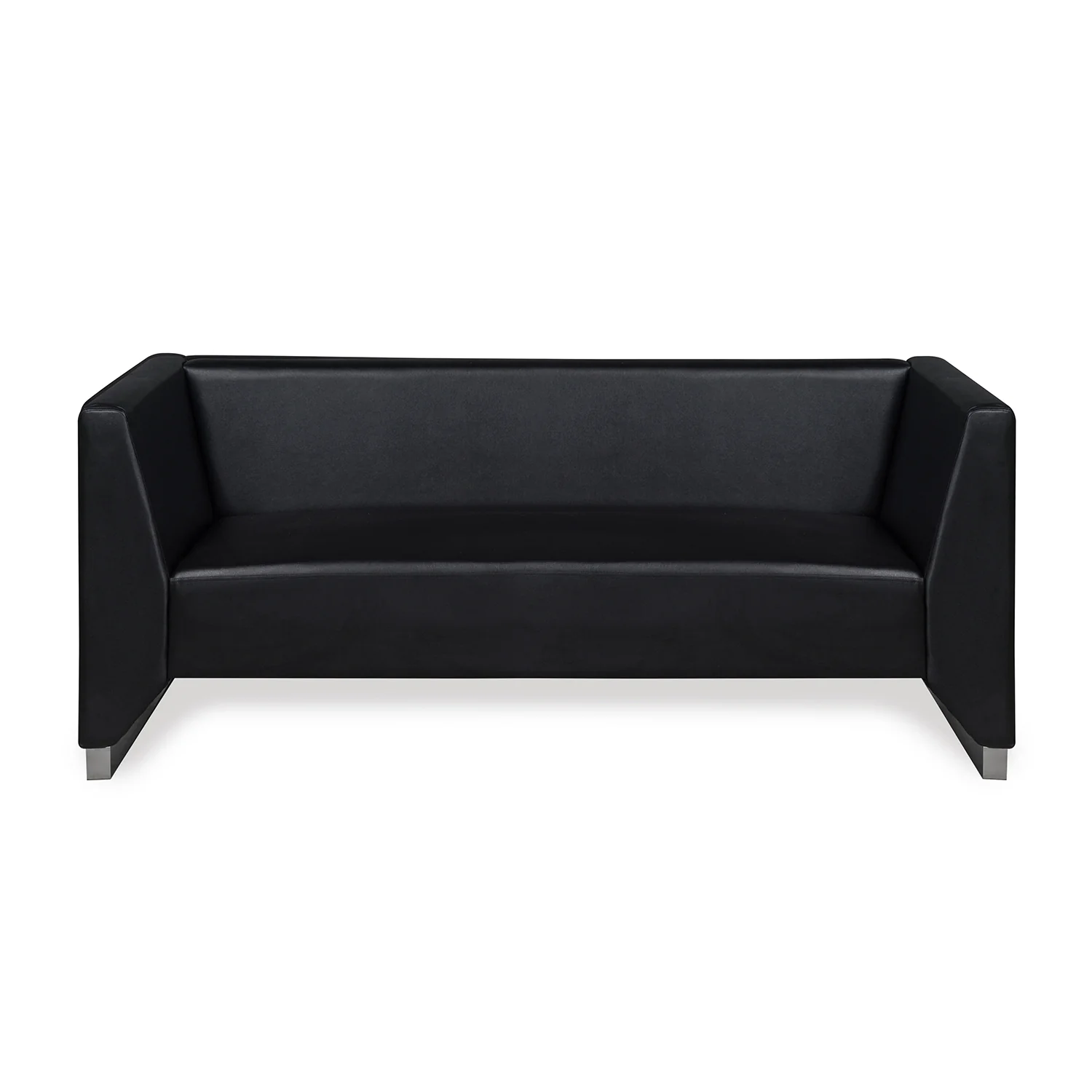 Nilkamal Reed 3 Seater Sofa (Black) - Image 2