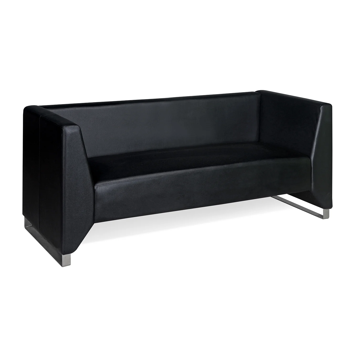 Nilkamal Reed 3 Seater Sofa (Black) - Image 3