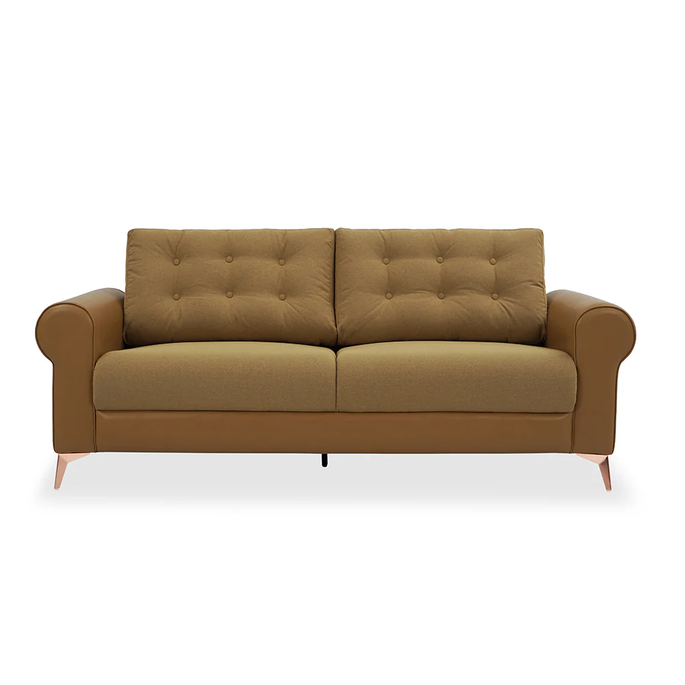 Nilkamal Rippon 3 Seater Sofa (Brown) - Image 5