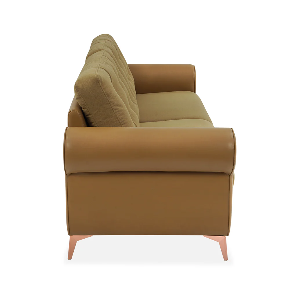 Nilkamal Rippon 3 Seater Sofa (Brown) - Image 6