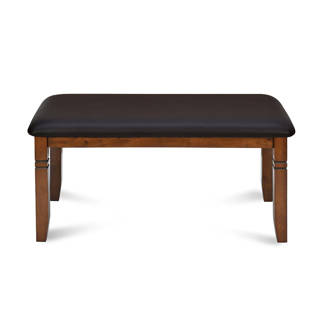 Nilkamal Rover Multi Use Medium Sitting Bench for Living Room | Dining Room (Walnut Brown) - Image 2