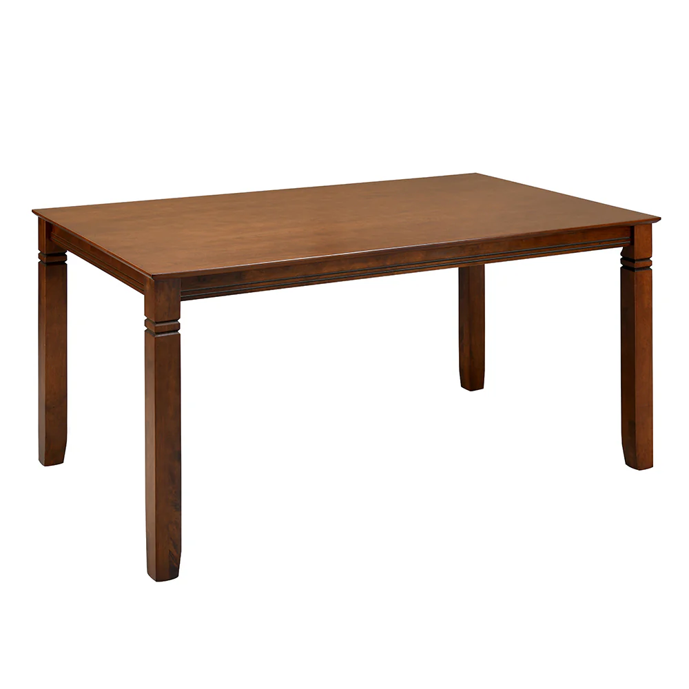 Nilkamal Rover 6 Seater Dining Table (Walnut Brown) - Image 4