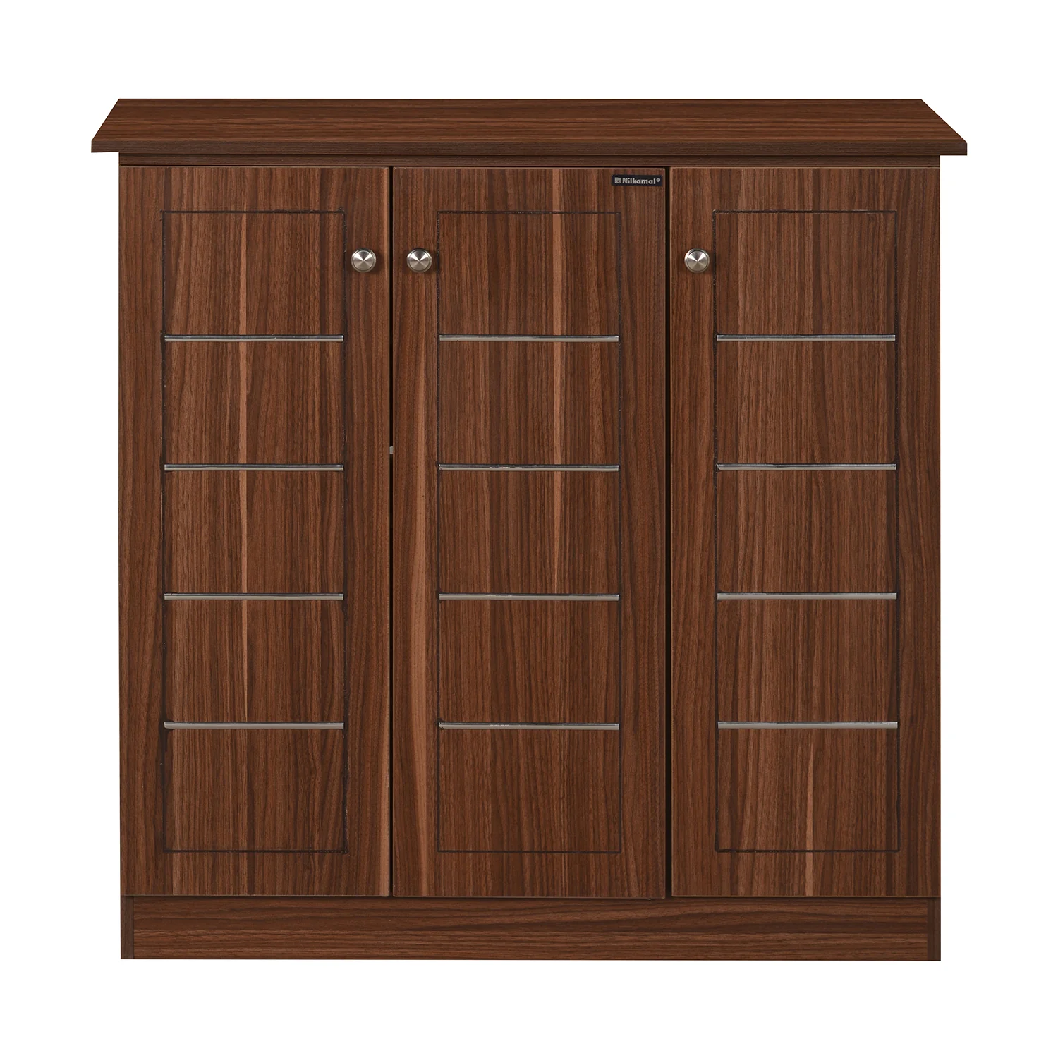 Nilkamal Rowan Shoe Cabinet (Walnut) - Image 5