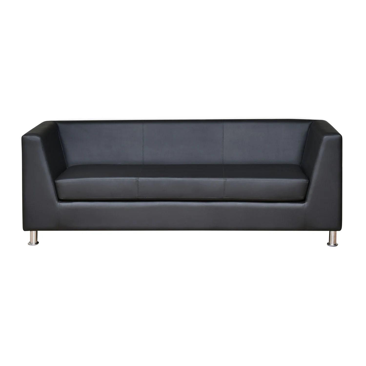 Nilkamal Russo 3 Seater Sofa (Black) - Image 4