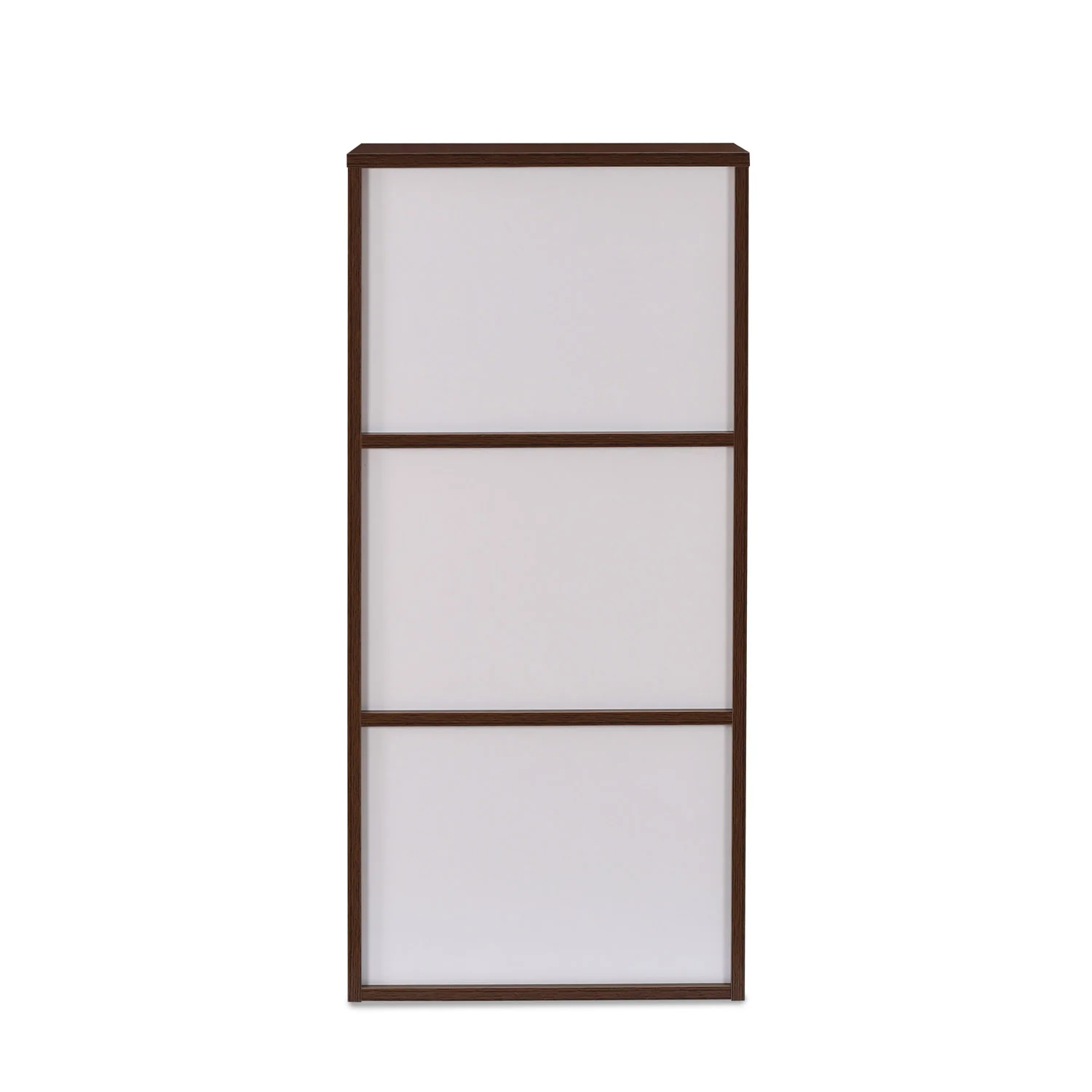 Nilkamal Sear 3 Tier Storage Cabinet (Oak/Frosty White) - Image 8
